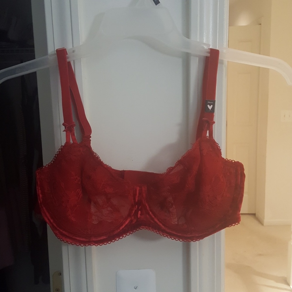 Victoria Secret velvet and lace bra